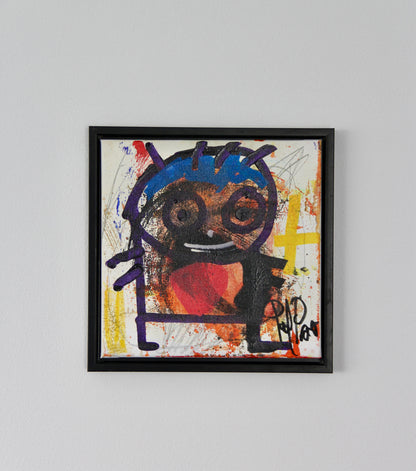 Wise Person, original maleri, multi