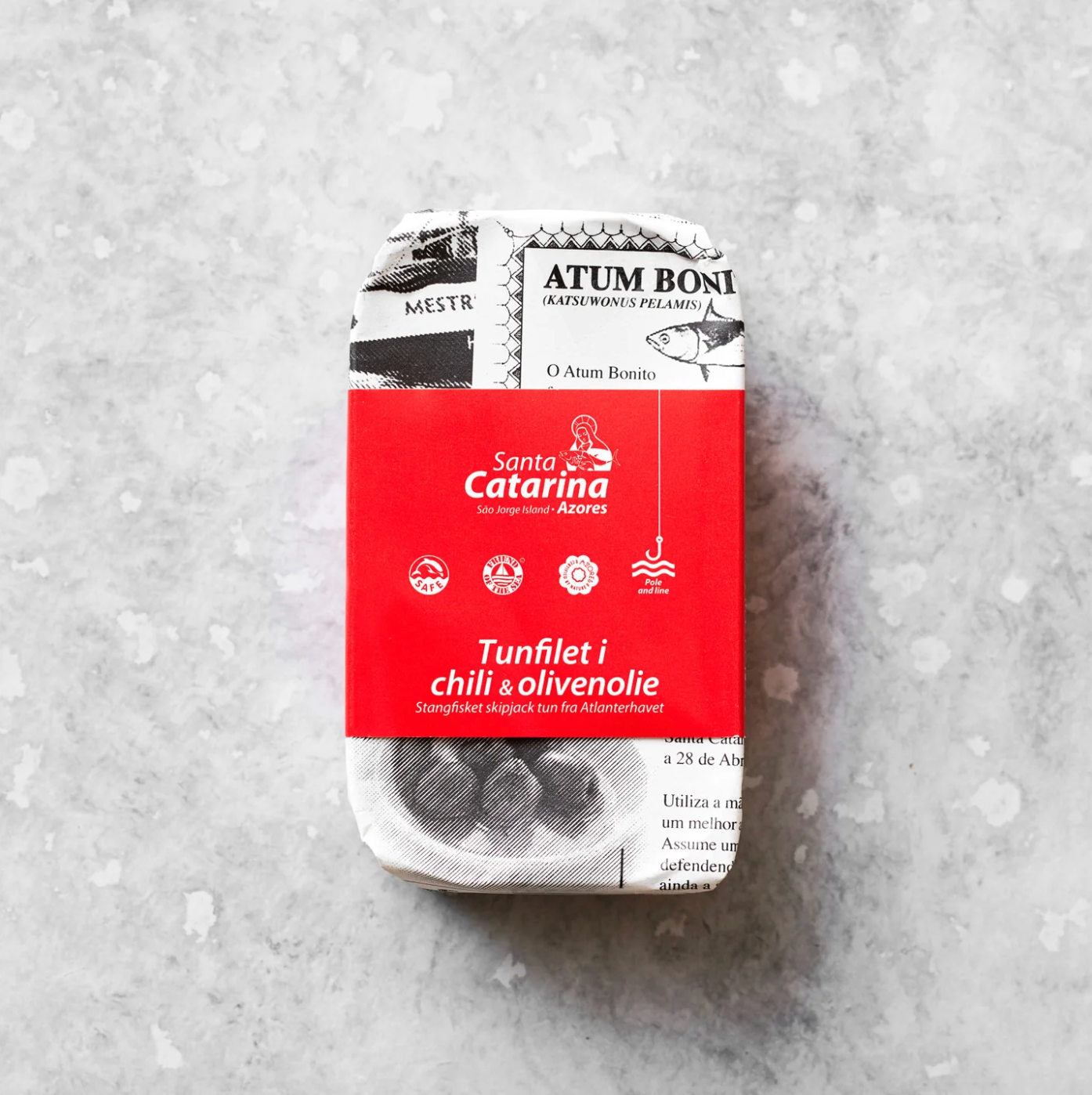 Tunfilet i mild chili og olivenolie, Grøndals