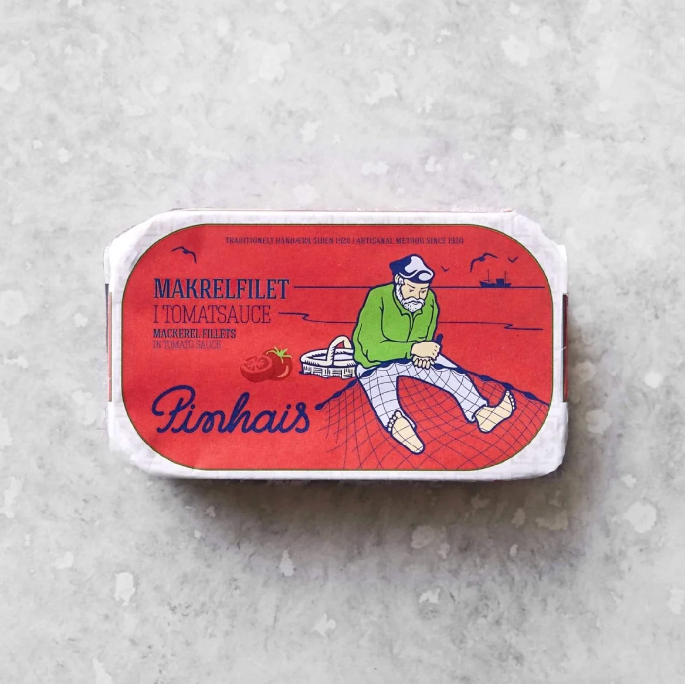 Makrelfilet i tomatsauce, Grøndals